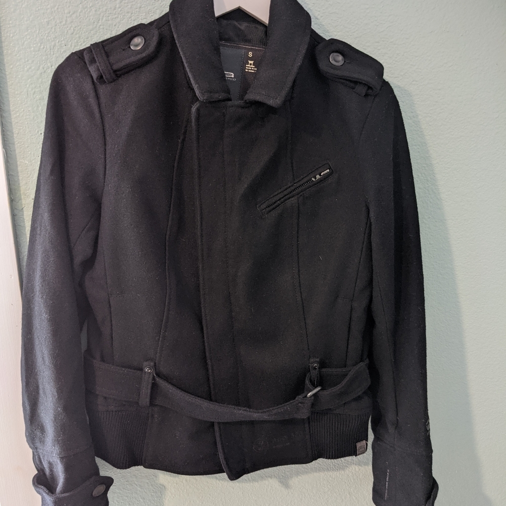 GStar Raw 330 Wool Biker Coat